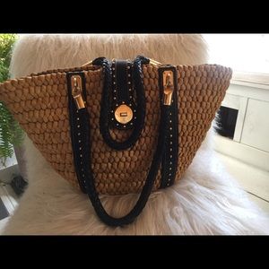 Michael Kors market straw bag